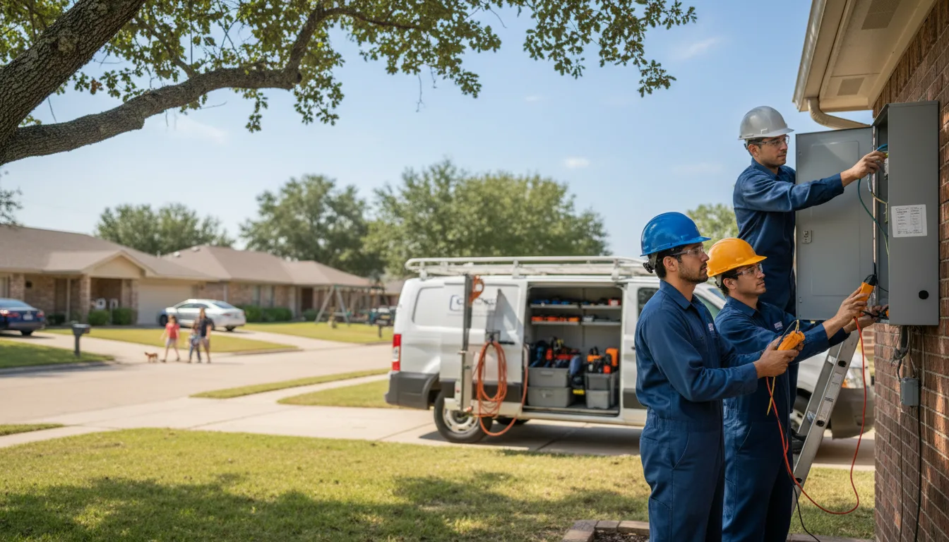 Certified electrician providing emergency electrical services in Forest, OH
